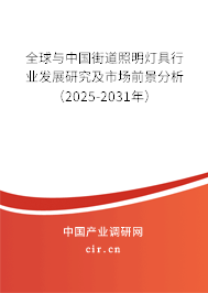 全球與中國街道照明燈具行業發展研究及市場前景分析（2025-2031年）