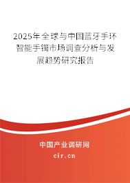 2024年全球與中國藍牙手環智能手鐲市場調查分析與發展趨勢研究報告