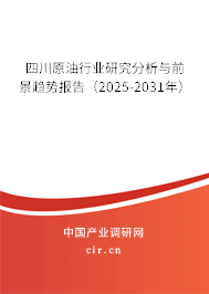 四川原油行業研究分析與前景趨勢報告（2025-2031年）