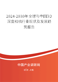 2024-2030年全球與中國3D深度相機行業現狀及發展趨勢報告
