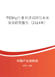 中國(guó)4g行業(yè)現(xiàn)狀調(diào)研與未來發(fā)展趨勢(shì)報(bào)告（2014年）