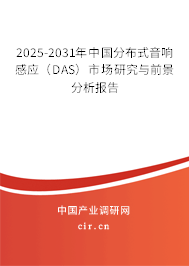 2025-2031年中國(guó)分布式音響感應(yīng)（DAS）市場(chǎng)研究與前景分析報(bào)告