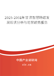 2025-2031年甘肅智慧場館發展現狀分析與前景趨勢報告