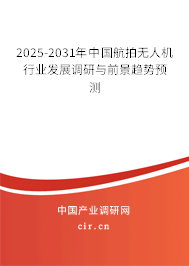 2025-2031年中國航拍無人機行業發展調研與前景趨勢預測