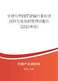 全球與中國花鍵軸行業現狀調研與發展趨勢預測報告（2025年版）