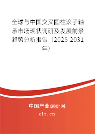 全球與中國交叉圓柱滾子軸承市場現狀調研及發展前景趨勢分析報告（2025-2031年）