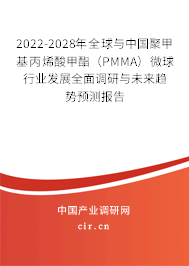 2022-2028年全球與中國聚甲基丙烯酸甲酯（PMMA）微球行業發展全面調研與未來趨勢預測報告