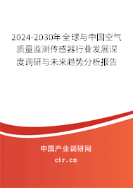 2024-2030年全球與中國空氣質量監測傳感器行業發展深度調研與未來趨勢分析報告