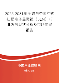 2025-2031年全球與中國立式掃描電子顯微鏡（SEM）行業發展現狀分析及市場前景報告