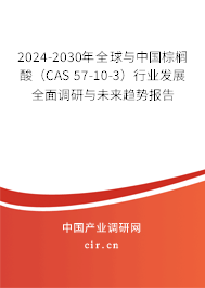 2024-2030年全球與中國棕櫚酸（CAS 57-10-3）行業(yè)發(fā)展全面調研與未來趨勢報告