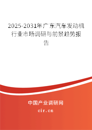 2025-2031年廣東汽車發動機行業市場調研與前景趨勢報告