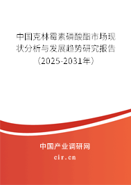 中國克林霉素磷酸酯市場現狀分析與發展趨勢研究報告（2025-2031年）