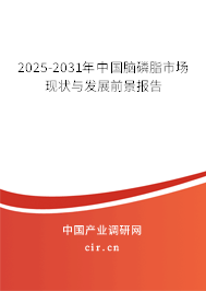 2025-2031年中國腦磷脂市場現(xiàn)狀與發(fā)展前景報告