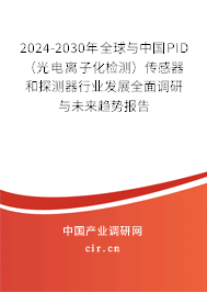 2024-2030年全球與中國PID（光電離子化檢測）傳感器和探測器行業發展全面調研與未來趨勢報告