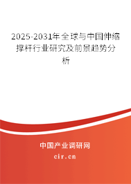 2025-2031年全球與中國(guó)伸縮撐桿行業(yè)研究及前景趨勢(shì)分析