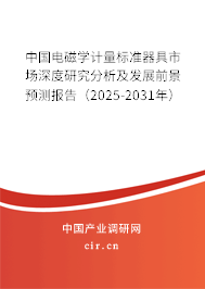 中國電磁學計量標準器具市場深度研究分析及發展前景預測報告（2025-2031年）