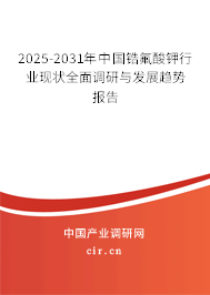2025-2031年中國鋯氟酸鉀行業現狀全面調研與發展趨勢報告