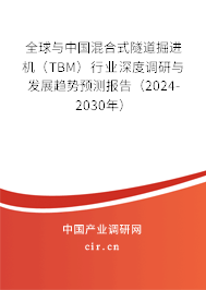 全球與中國混合式隧道掘進機（TBM）行業深度調研與發展趨勢預測報告（2024-2030年）