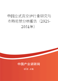 中國立式真空爐行業研究與市場前景分析報告（2025-2031年）