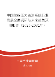 中國輪胎壓力監(jiān)測系統(tǒng)行業(yè)發(fā)展全面調(diào)研與未來趨勢預測報告（2025-2031年）