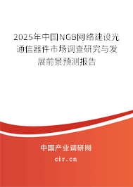 2025年中國NGB網絡建設光通信器件市場調查研究與發展前景預測報告