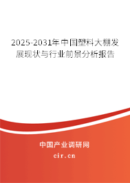 2025-2031年中國塑料大棚發展現狀與行業前景分析報告