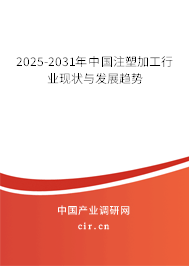 2025-2031年中國注塑加工行業現狀與發展趨勢