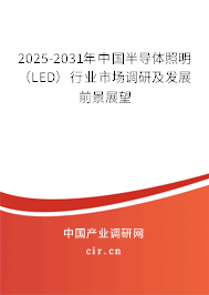 2025-2031年中國(guó)半導(dǎo)體照明（LED）行業(yè)市場(chǎng)調(diào)研及發(fā)展前景展望