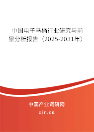 中國電子馬桶行業研究與前景分析報告（2025-2031年）