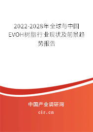 2022-2028年全球與中國EVOH樹脂行業現狀及前景趨勢報告