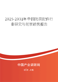 2025-2031年中國防腐配件行業研究與前景趨勢報告