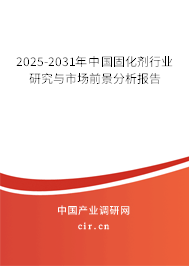 2025-2031年中國固化劑行業研究與市場前景分析報告