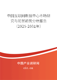中國互聯(lián)網(wǎng)數(shù)據(jù)中心市場研究與前景趨勢分析報(bào)告（2025-2031年）
