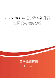 2025-2031年遼寧汽車飾件行業研究與趨勢分析