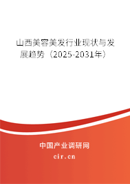 山西美容美發行業現狀與發展趨勢（2025-2031年）