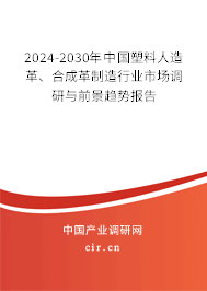 2024-2030年中國塑料人造革、合成革制造行業(yè)市場調(diào)研與前景趨勢報告