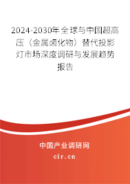 2024-2030年全球與中國超高壓（金屬鹵化物）替代投影燈市場深度調研與發展趨勢報告