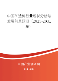中國礦渣棉行業現狀分析與發展前景預測（2025-2031年）