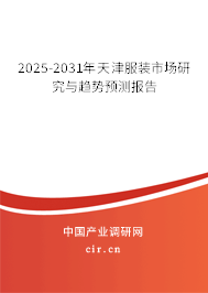 2025-2031年天津服裝市場研究與趨勢預測報告