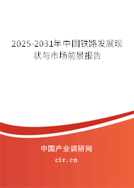2025-2031年中國鐵路發展現狀與市場前景報告