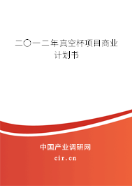 二〇一二年真空杯項目商業(yè)計劃書