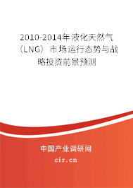 2010-2014年液化天然氣（LNG）市場運(yùn)行態(tài)勢與戰(zhàn)略投資前景預(yù)測