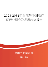 2025-2031年全球與中國電療儀行業研究及發展趨勢報告