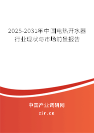 2025-2031年中國電熱開水器行業現狀與市場前景報告