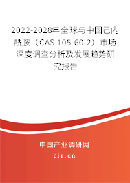 2022-2028年全球與中國己內酰胺（CAS 105-60-2）市場深度調查分析及發展趨勢研究報告