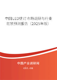 中國LED壁燈市場調研與行業前景預測報告（2025年版）