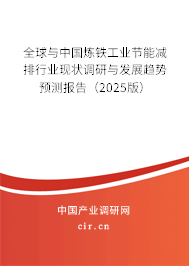 全球與中國煉鐵工業節能減排行業現狀調研與發展趨勢預測報告（2025版）