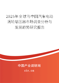 2025年全球與中國(guó)汽車電動(dòng)渦輪增壓器市場(chǎng)調(diào)查分析與發(fā)展趨勢(shì)研究報(bào)告