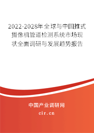 2022-2028年全球與中國推式攝像機管道檢測系統市場現狀全面調研與發展趨勢報告
