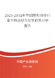 2025-2031年中國整形假體行業(yè)市場調(diào)研與前景趨勢分析報告